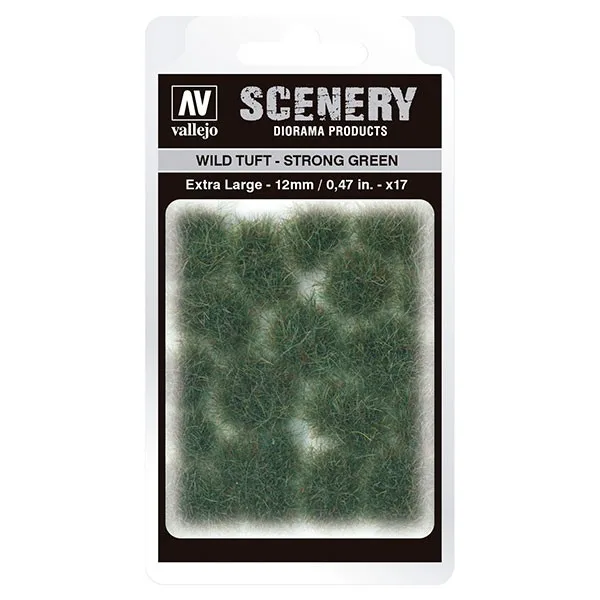 Vallejo Scenery Touffe sauvage - Vert intense (12 mm) XL