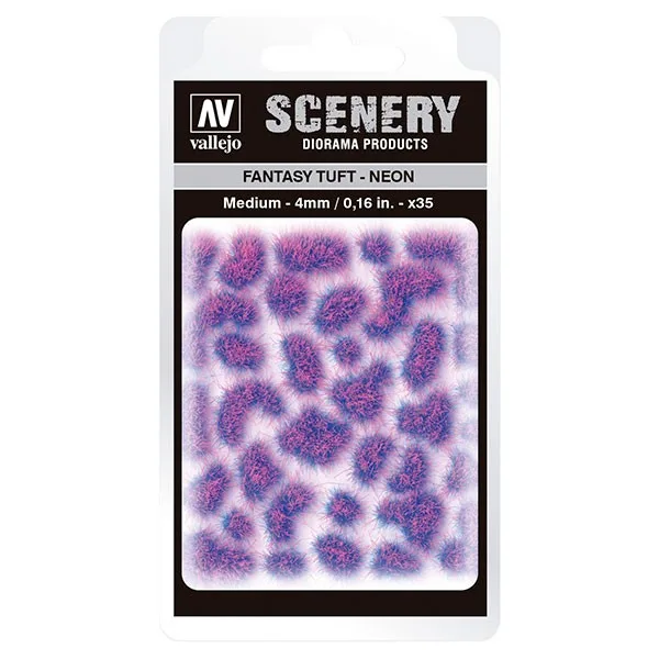 Vallejo Scenery Fantasy Tuft - Neon (4 mm) M
