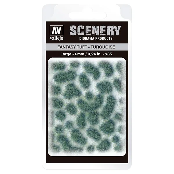 Vallejo Scenery Fantasy Tuft - Turquoise (6 mm) L