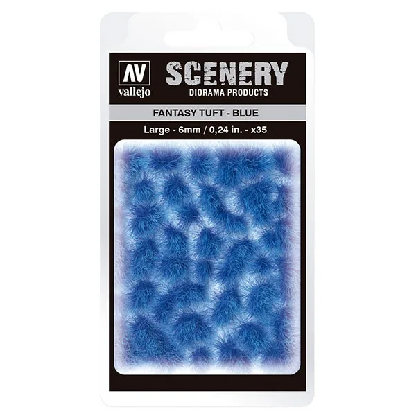 Vallejo Scenery Fantasy Tuft - Blue (6 mm) L
