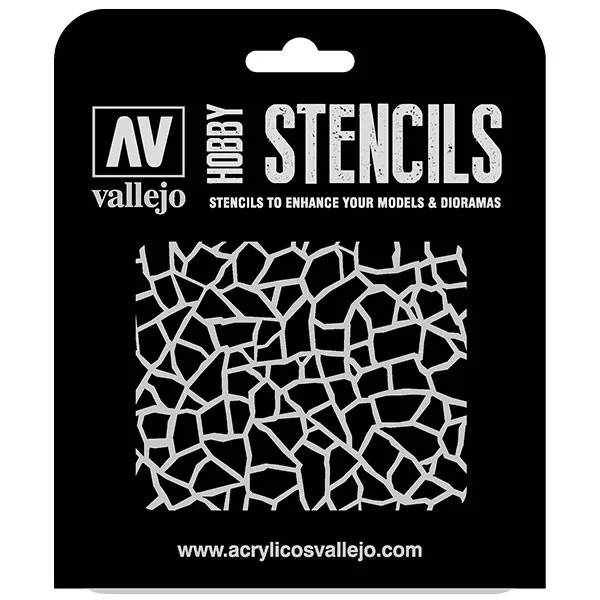 Vallejo Stencils Cam. Jirafa WWII 125 x 125 mm