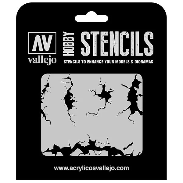 Vallejo Stencils Marcas Neumático 125 x 125 mm