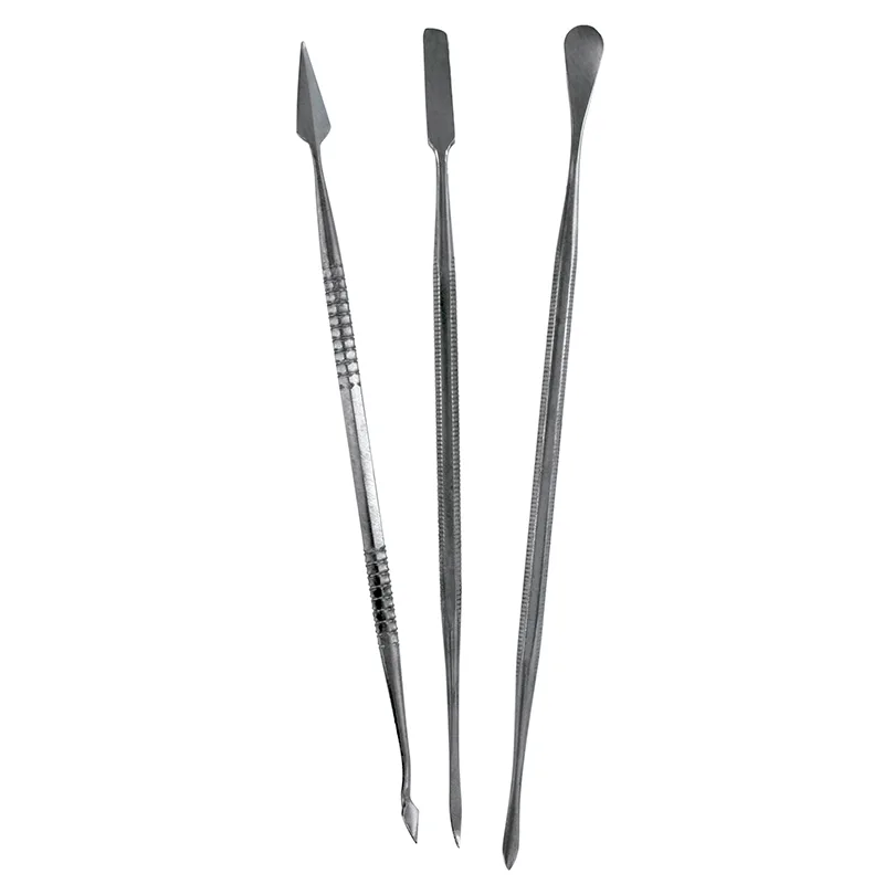 Vallejo Herramientas 3 Curetas de Acero Inox.