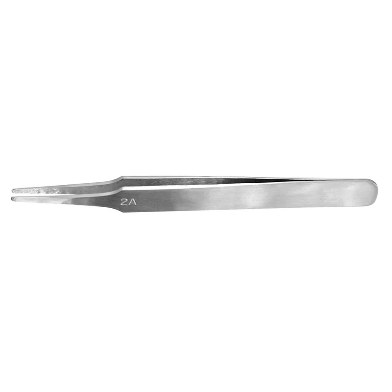 Vallejo Herramientas Pinzas punta redonda acero inox 120 mm