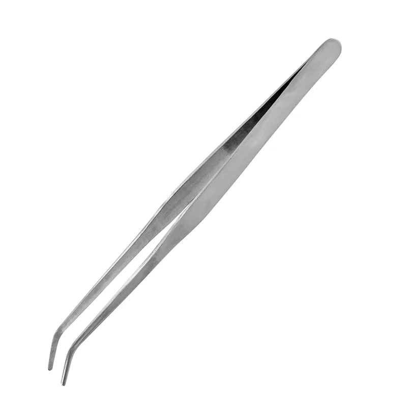 Vallejo Herramientas Pinzas punta curva acero inox 175 mm