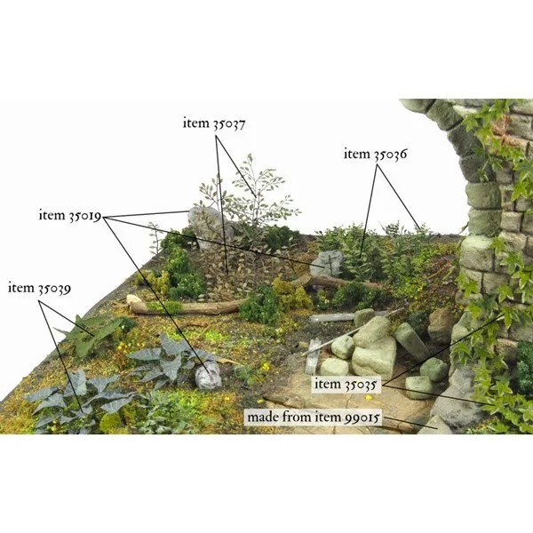 *Matho Fotograbado Set Plantas y Hierbas 1 1/35