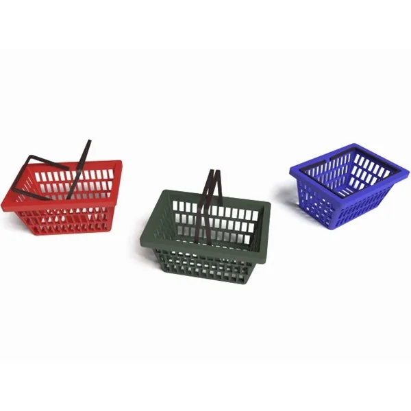 *Matho Plástico Cestas Supermercado 3uds 1/35