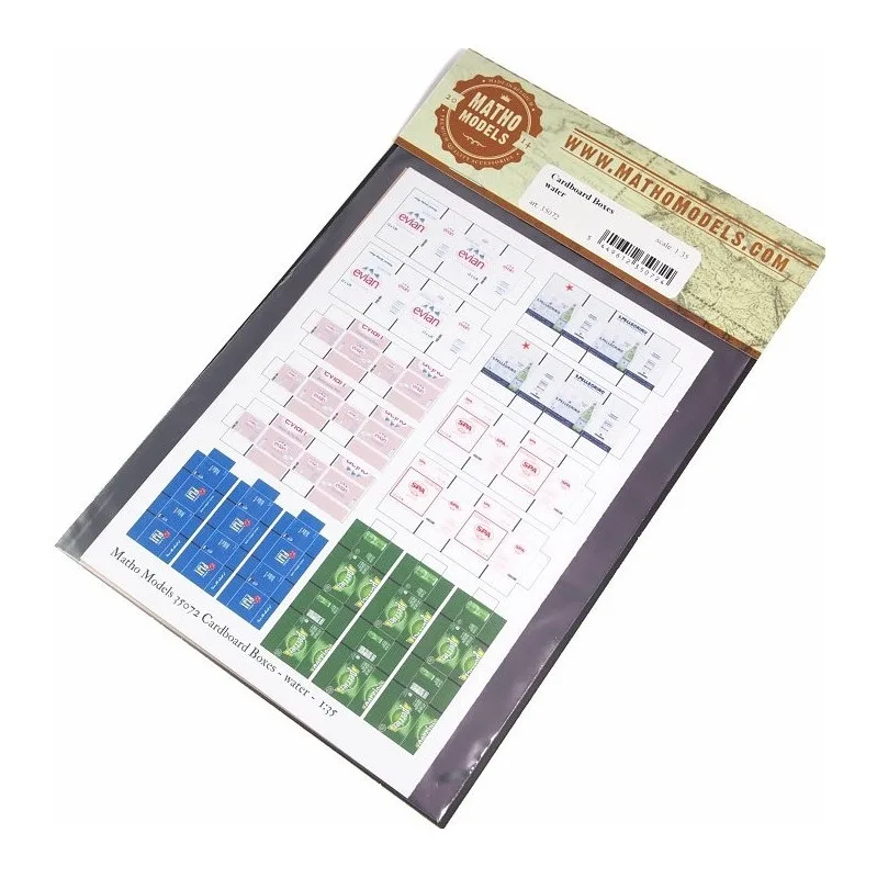 Imagen del producto 2: *Matho Cajas a Escala de Agua 30uds 1/35