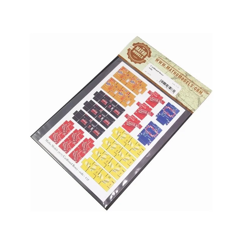 Imagen del producto 2: *Matho Cajas a Escala de Refrescos 34uds 1/35