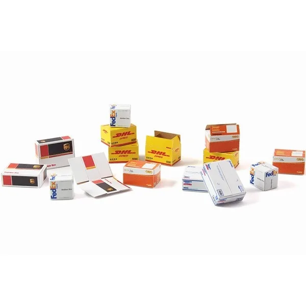 *Matho Cajas a Escala de Paquetería 34uds 1/35