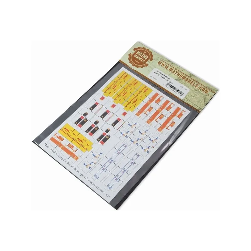 Imagen del producto 2: *Matho Cajas a Escala de Paquetería 34uds 1/35