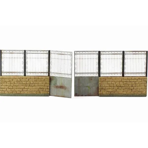 *Matho Fotograb. Set B de Valla con Puerta 1/35