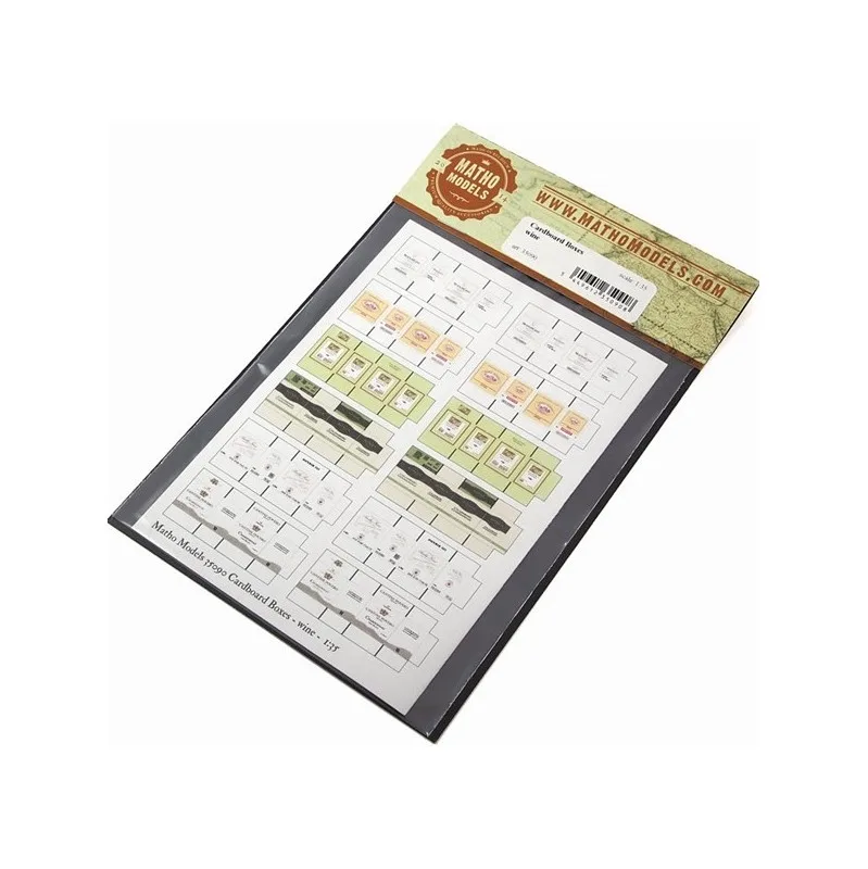Imagen del producto 2: *Matho Cajas a Escala de Vino 24uds 1/35