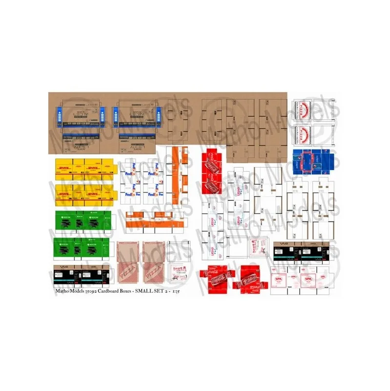Imagen del producto 2: *Matho Set Pequeño 2 de Cajas a Escala 1/35