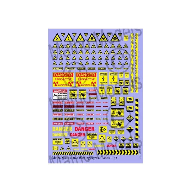 Imagen del producto 2: *Matho Calcas Señales de Peligro 1/35