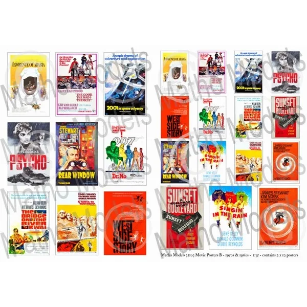 *Matho Movie Posters B 1950-60 1/35