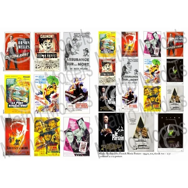 *Matho French Movie Posters 40-70s 1/35