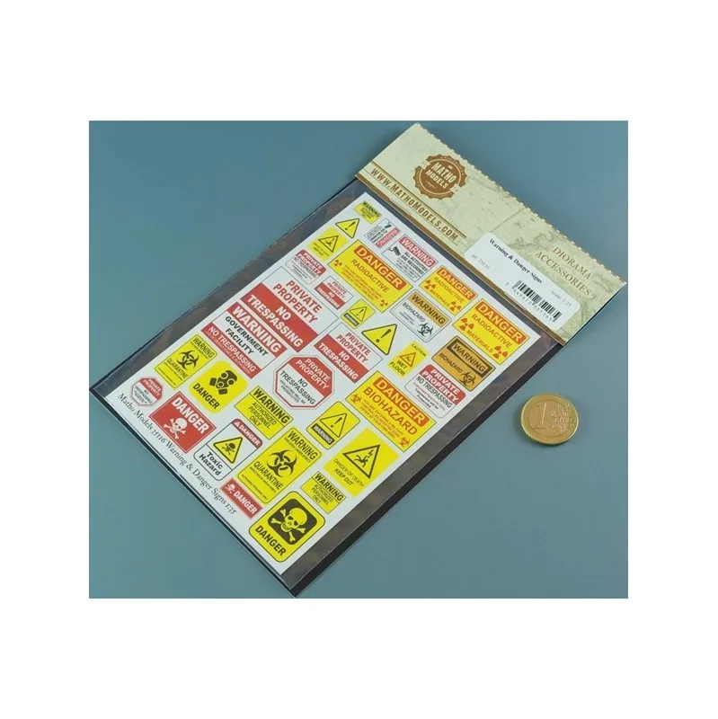 Product image 2: *Matho Warning and Danger Signs Paper 1/35