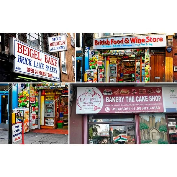*Matho Calcas Carteles de tienda A 1/35